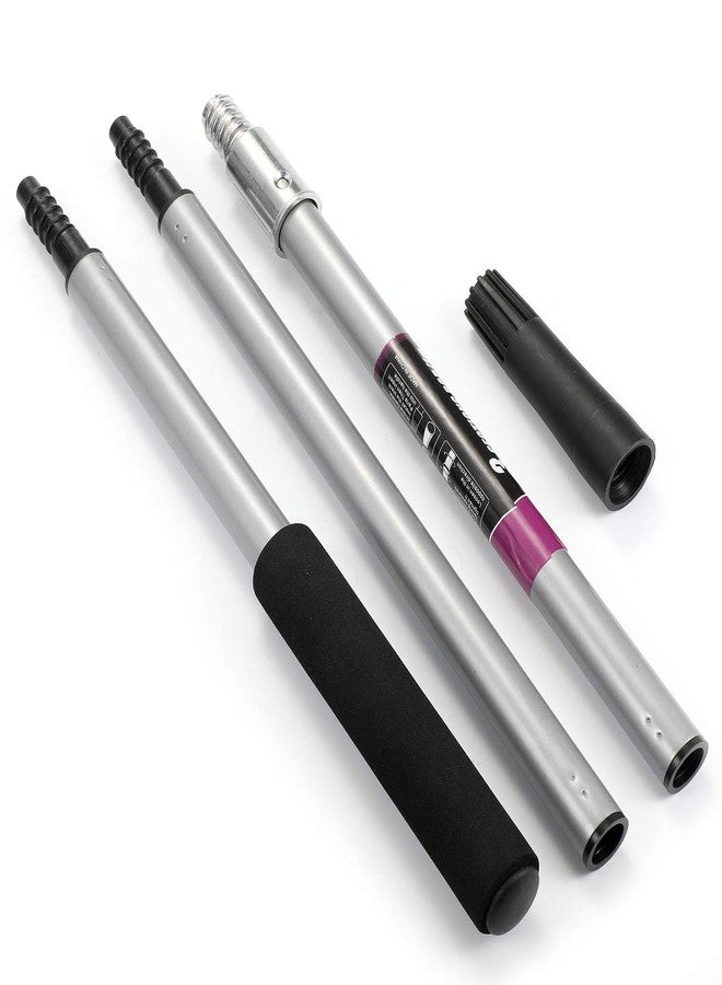 KUPOO Extension Pole,3 Piece Extension Pole Set, Extension Pole for Paint Rollers,Paint Roller Brush Extension Handle, Threaded Pole, Telescoping Paint Roller Pole Extends to 42 inch - Image 1