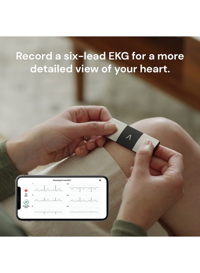 AliveCor KardiaMobile Six-Lead Personal EKG Device - Record EKGs at Home and Detect Irregular Heartbeats - Includes Access to 6 Months of KardiaCare Heart Health Membership - by AliveCor - Image 3
