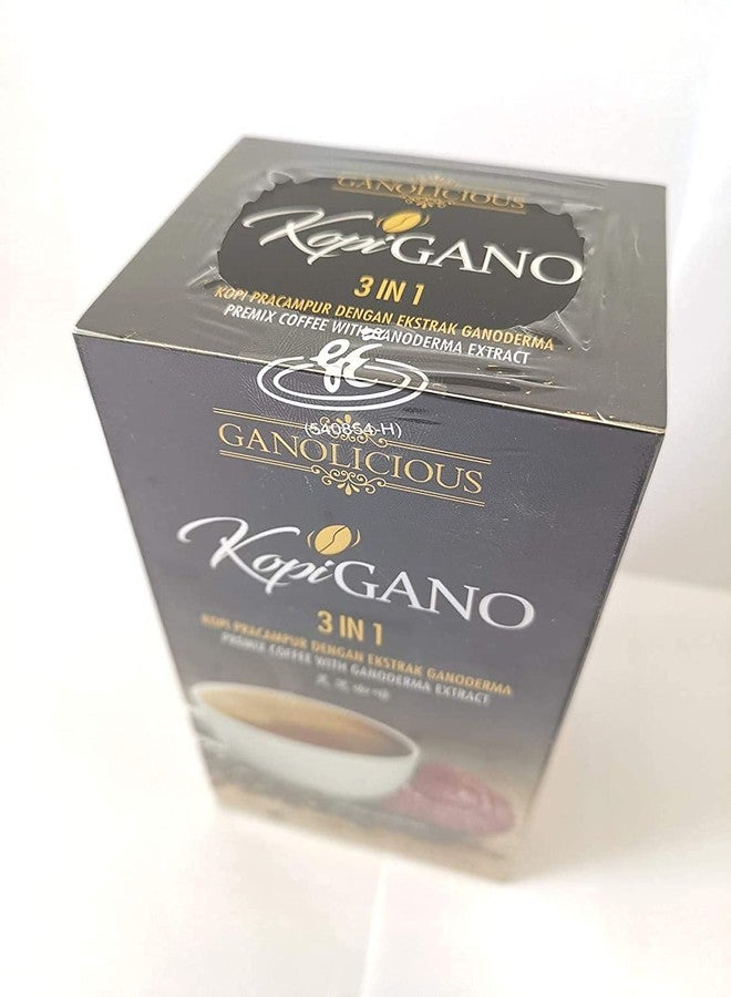 Generic TOTALLYAWESOME Gano Excel Gano Cafe Ganocafe 3 in 1 Ganolicious Premix Coffee With Ganoderma Extract 15 Sachets (3 Box) - Image 3