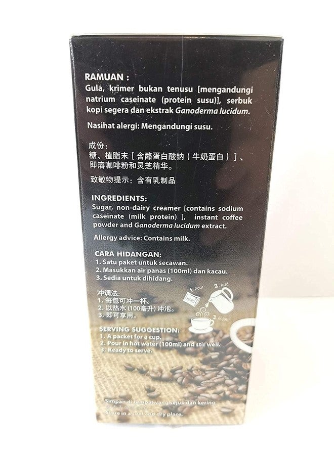 Generic TOTALLYAWESOME Gano Excel Gano Cafe Ganocafe 3 in 1 Ganolicious Premix Coffee With Ganoderma Extract 15 Sachets (3 Box) - Image 4