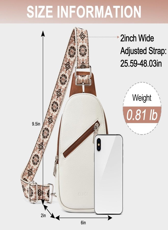 CLUCI Cross Body Bag Purse for Women, Sling Bag Crossbody Purse, Leather Sling Bag Crossbody Bags Trendy Chest Bag for Travel - Image 4