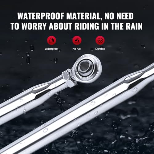 GZYF Motorcycle Round Gear Shift Linkage for Harley Touring Electra Glide FLHT, for Road King FLHR, Road Glide FLTR, Street Glide FLHX, Trike FLHTCUTG FLHXXX FLRT, Chrome - Image 3