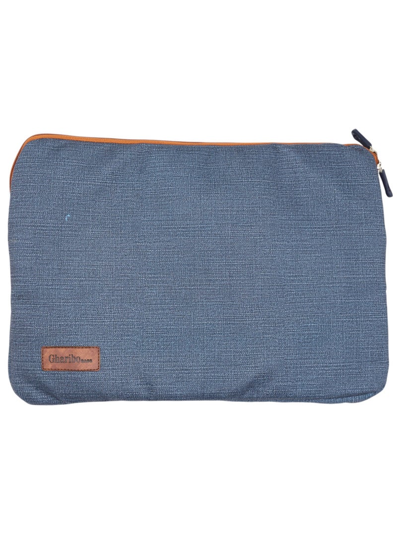 Gharibo Bags Slim Laptop bag model 2 - 15.6 Inch - Jeans - Image 2