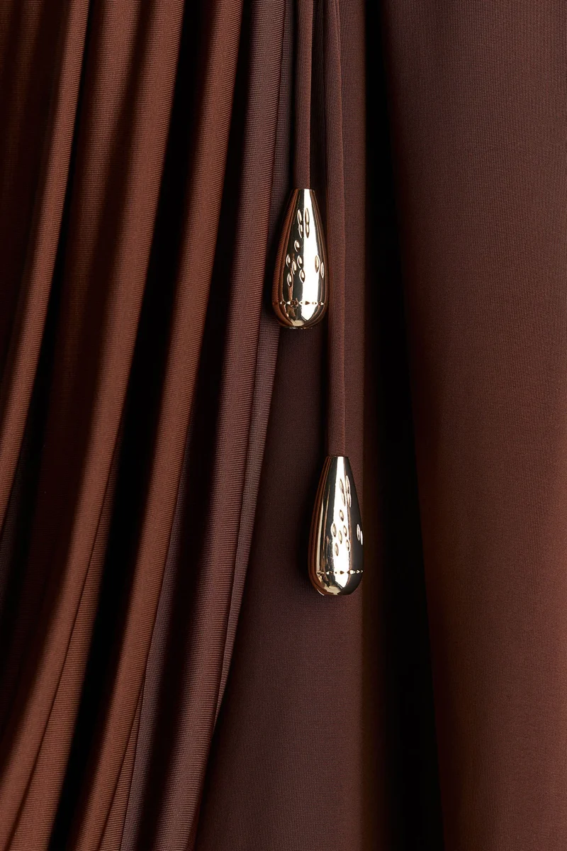 H&M Cowl-neck jersey top