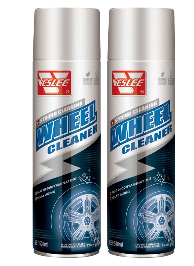 VESLEE Veslee Wheel Cleaner Spray Stains Remove Car Tire Wheel Rim Spray Car Cleaning Sprays  - Image 1