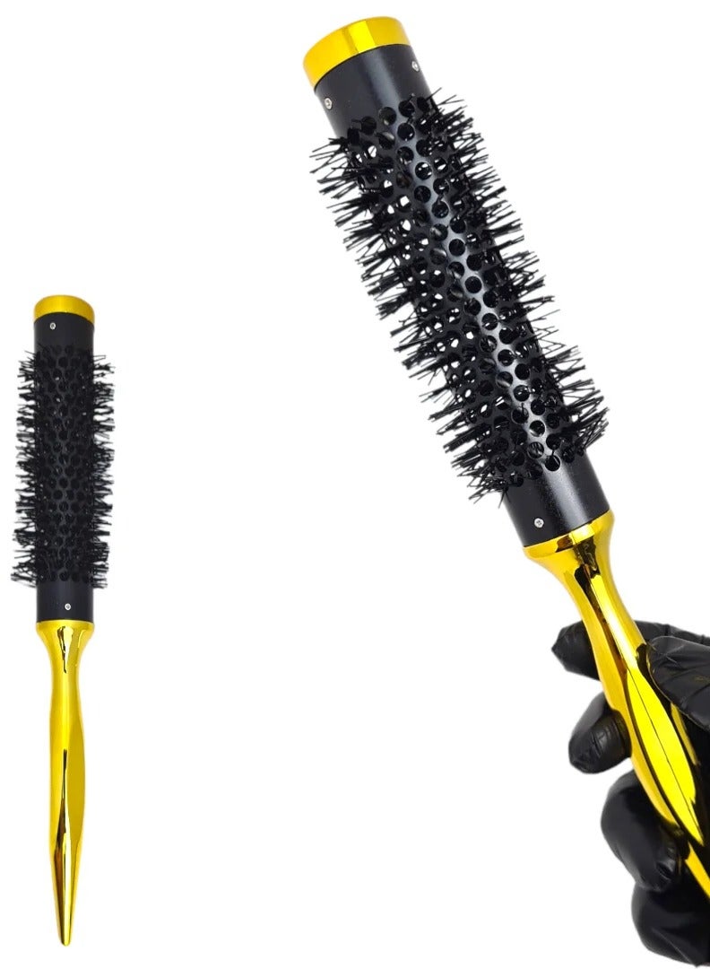 GOLD Wood Hair Dryer Brush, Size 3 with Size 4 Original Salon 2 Pieces - Image 3