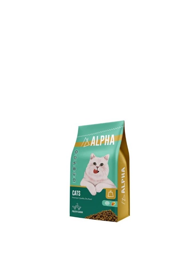 ألفا Dry Cat Food Poultry Flavor 4kg 