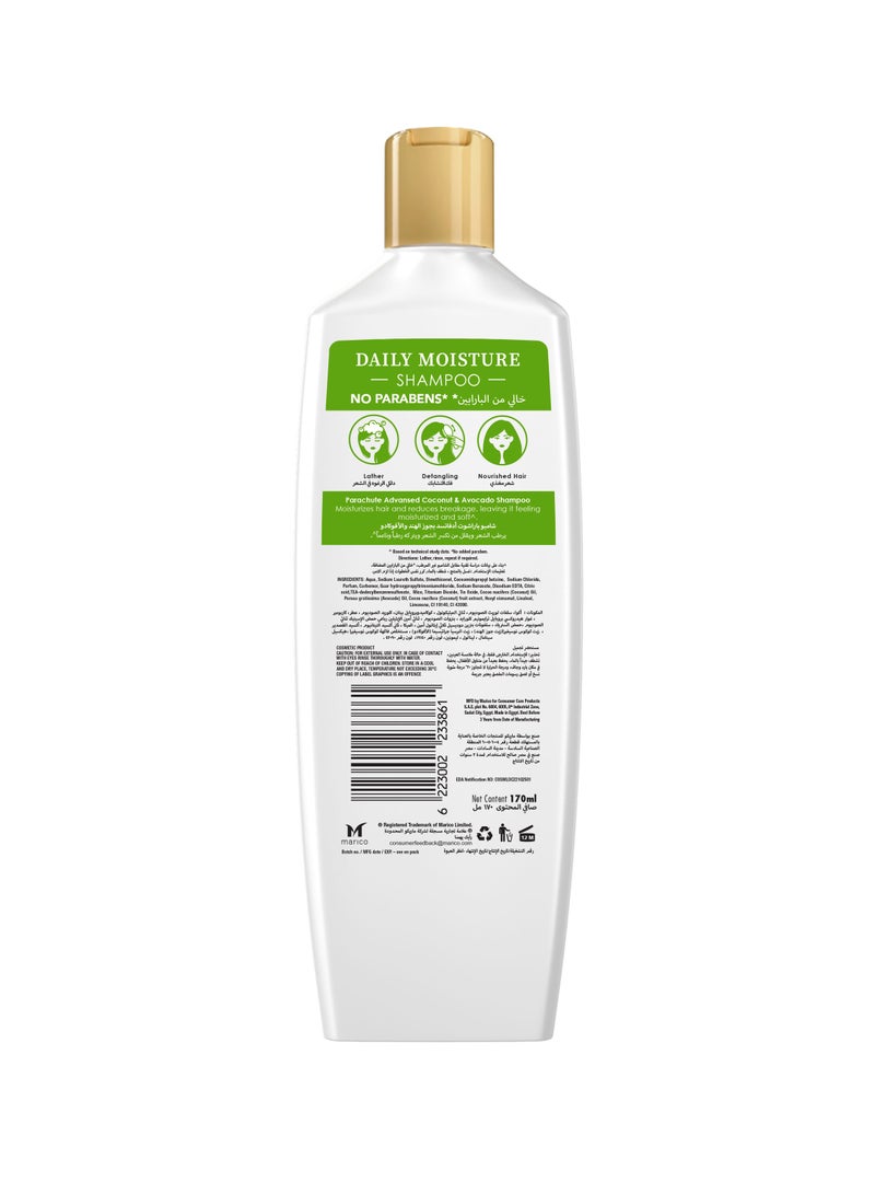 Parachute Advansed Daily Moisture Shampoo With Avocado And Coconut  - Image 2