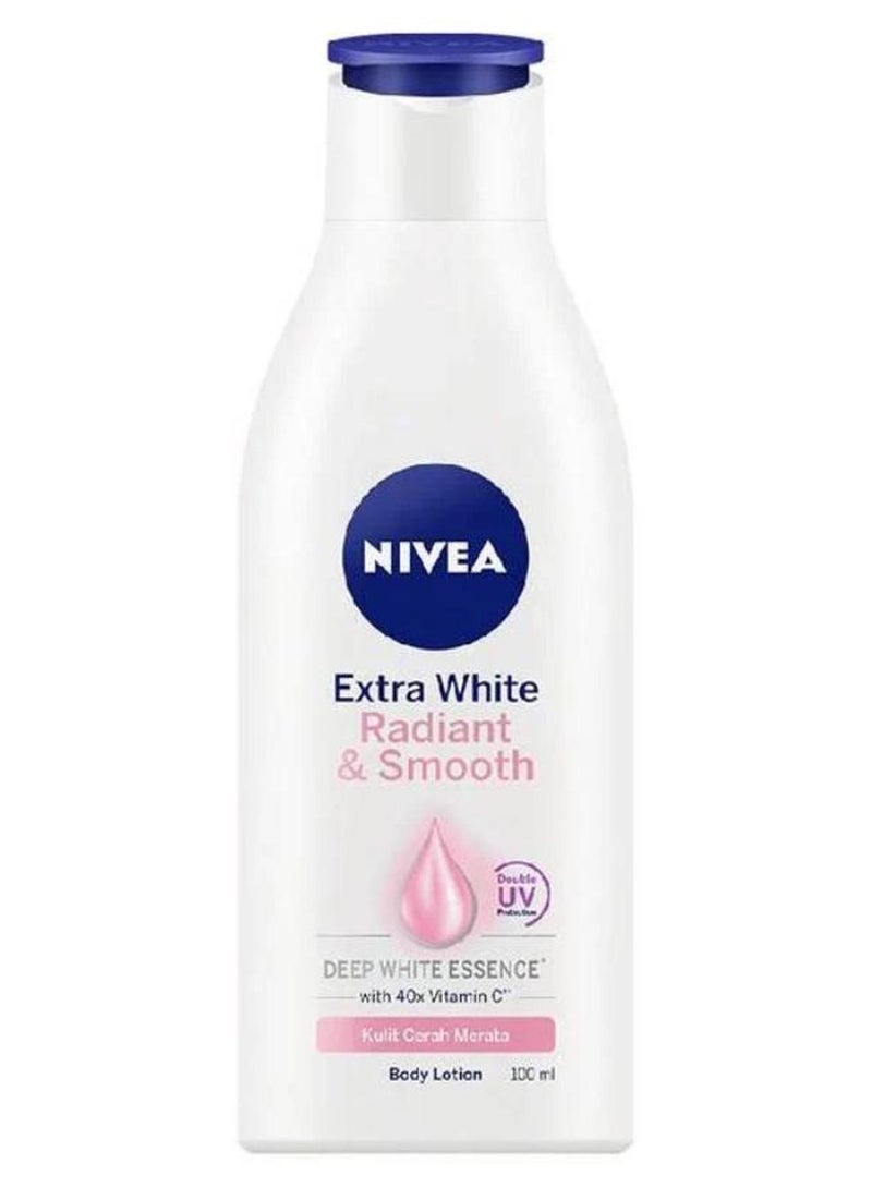 Nivea Extra White Radiant & Smooth Lotion Double UV Protection With 40X Vit C 100ml