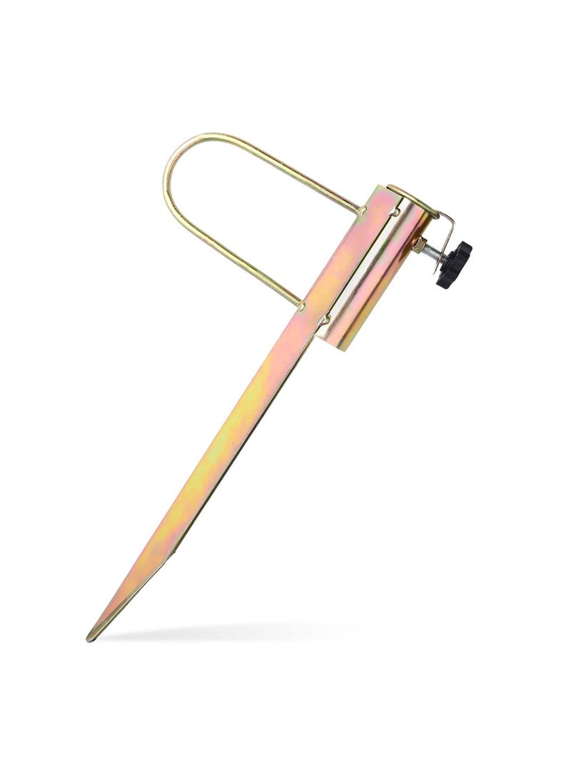 Ground Spike Umbrella Parasol Flag Pole Metal Umbrella Holder Sand Screw Stand Fishing Rods for Outdoor Camping Beach Sand Anchor Ground Soil Spike with Adaptor 25-32mm Diameter Adjustable - Image 1