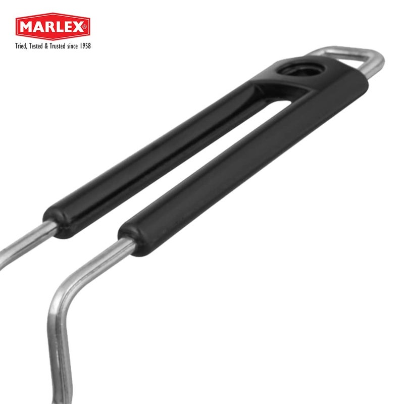 Marlex Hard-Anodized Aluminium Tawa, 23 cm, Black, 1 Piece - Image 5