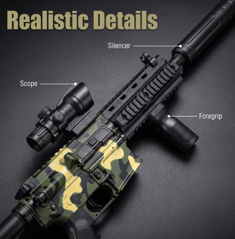 Bluejw Toy for Children with Soft Bullets Education Toys DIY Toy for Kids Holiday Eid Birthday Gifts for Children Boys No Harm Toy - Image 4