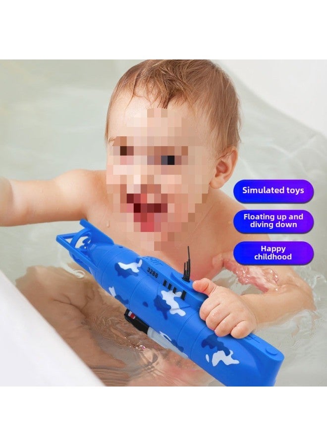 Electric Submarine Toy Children's Water Bathing Toy Boat Model Non-remote Control For Boys Special Olympics-Colour:8823 Submarine✓-Specification:Rechargeable Version (rechargeable Battery + Charger)✓  - Image 2