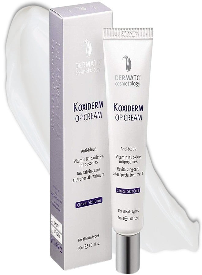 Anacis Vitamin K1 Oxiderm Cream Minimizing Appearance of Old and New Scars, Dark Eye Circles, Bruises, Varicose Veins, Purpura and Redness 1.01Oz - Image 1