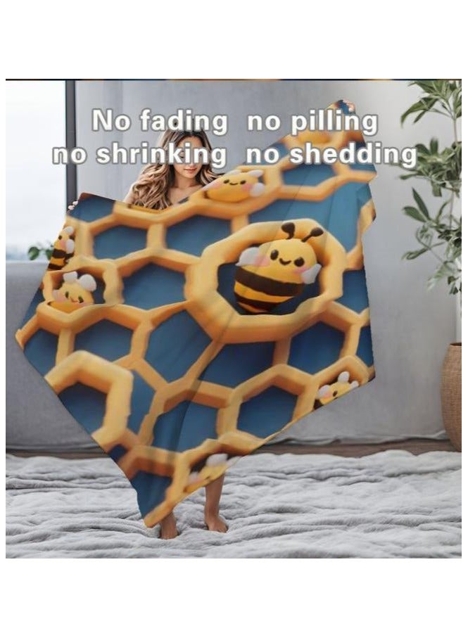 عام بطانية رقيقة من الفانيلا الكرتونية للأطفال أو الطلاب (دافئة ومريحة ومناسبة للنوم والألعاب) 100 سم * 150 سم - 963 - Image 4