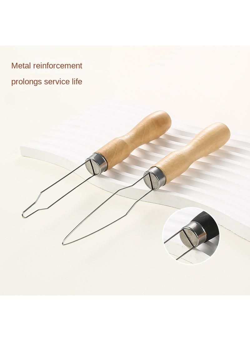 Handmade Button Belt Threader Garment Tailor Special Quick Buckle Threader Sewing DIY Tool Belt Turncher  - Image 3