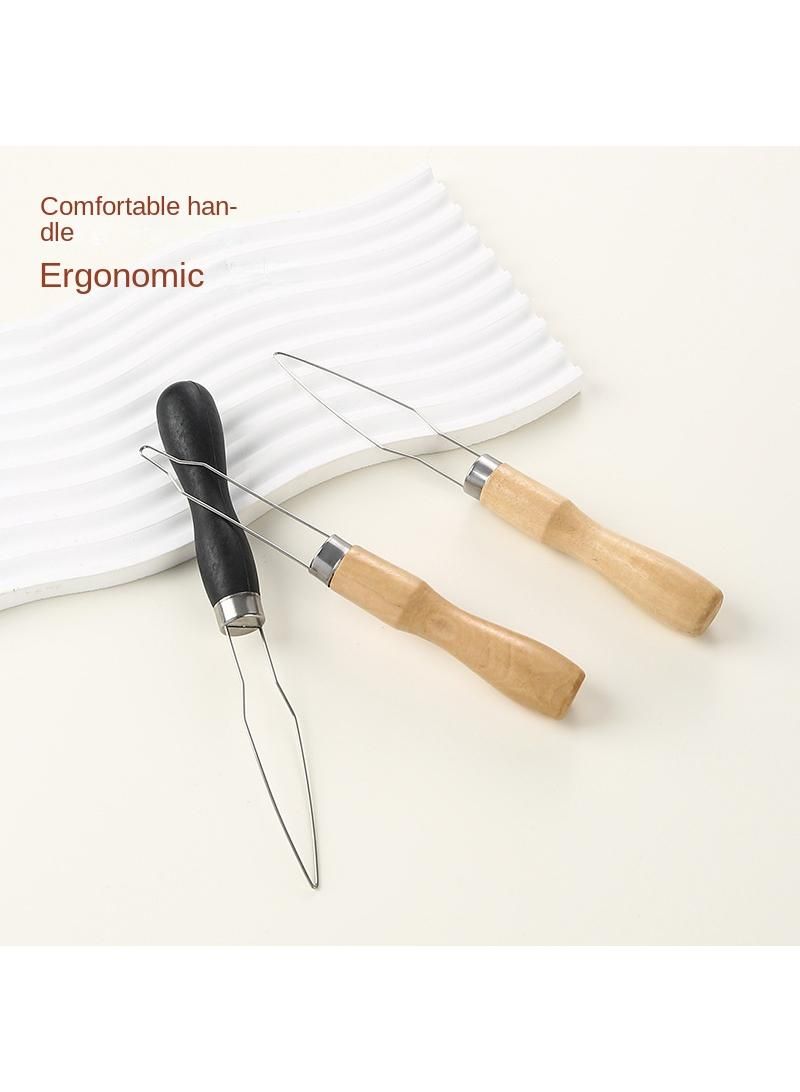 Handmade Button Belt Threader Garment Tailor Special Quick Buckle Threader Sewing DIY Tool Belt Turncher  - Image 4