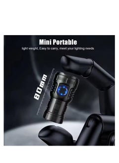 Generic High Power Led mini Flashlight USB Rechargeable Torch Light Long Shot 30W Ultra Powerful Flashlight for Outdoor Camping Hiking  - Image 4