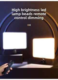 Generic Internet Celebrity Anchor Desktop Fill Light Live Studio HD Beauty Light Selfie Stand Indoor Background Soft Light Atmosphere Light-Specifications:[Remote Control Highlight] 11-inch Fill Light + Disc Bracket  - Image 4