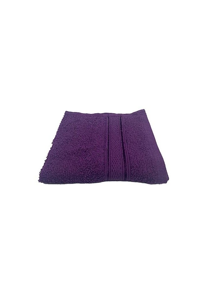 BYFT Daffodil (Purple) Premium Kids Towel (60x110 Cm-Set of 1) 100% Cotton, Highly Absorbent and Quick dry, Hotel and Spa Quality Bath linen with Stripe Diamond Dobby-500 Gsm - Image 2
