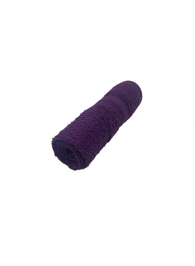 BYFT Daffodil (Purple) Premium Kids Towel (60x110 Cm-Set of 1) 100% Cotton, Highly Absorbent and Quick dry, Hotel and Spa Quality Bath linen with Stripe Diamond Dobby-500 Gsm - Image 4