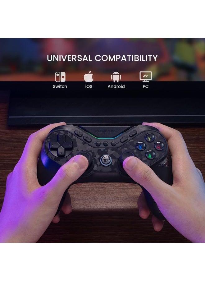 Generic Professional Gamepad GameSir T3 Pro Tarantula Bluetooth Gaming Controller for Switch/PC/iOS/Android with Charging Dock, Bluetooth 2.4G Wired Controller with Anti-Drift TMR Sticks, 9 Mappable ons, RG  - Image 5