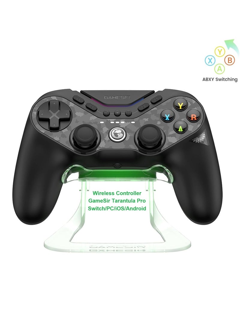 Generic Professional Gamepad GameSir T3 Pro Tarantula Bluetooth Gaming Controller for Switch/PC/iOS/Android with Charging Dock, Bluetooth 2.4G Wired Controller with Anti-Drift TMR Sticks, 9 Mappable ons, RG  - Image 1