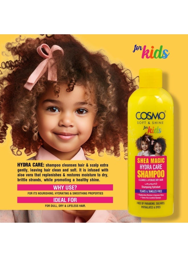 COSMO Soft And Shine Kids Shea Magic Hydra Care Shampoo 480 ML - Image 2
