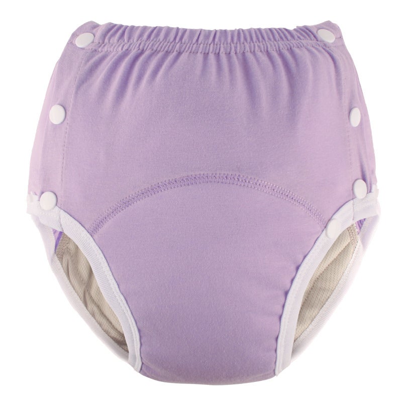 Generic Cotton Adult Incontinence Underwear Washable Violet 