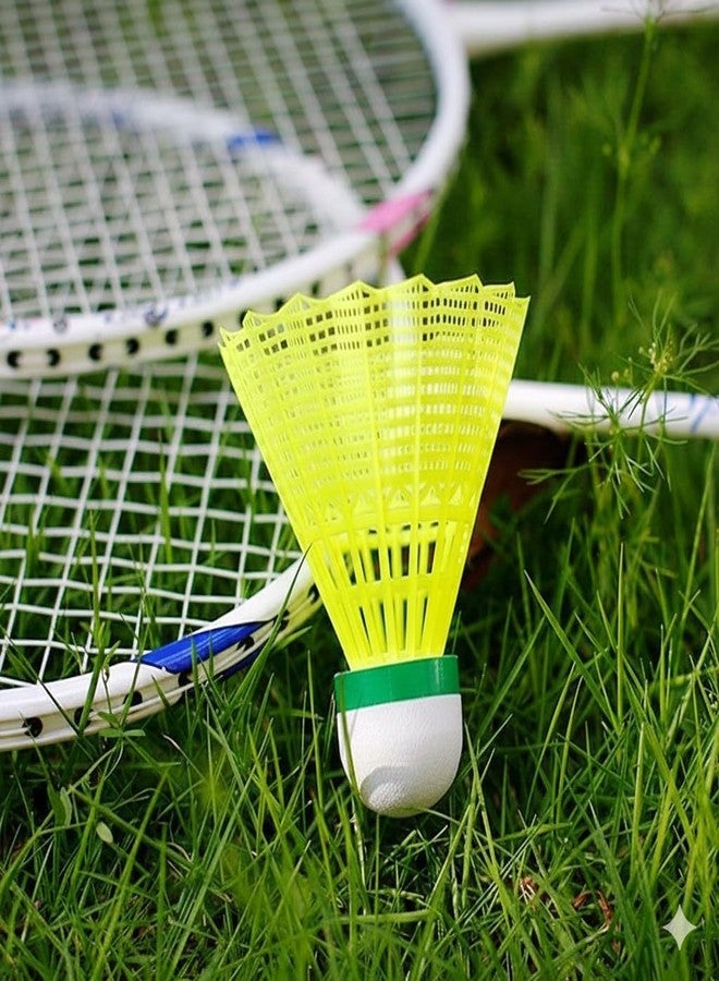 LEAFED Nylon Badminton Shuttlecock (Pack of 6) | Durable Nylon Feather Cock | Stable Flight & Fast Recovery | Ideal for Indoor & Outdoor Games | Birdies for Beginners, Training & Practice Matches - Image 4