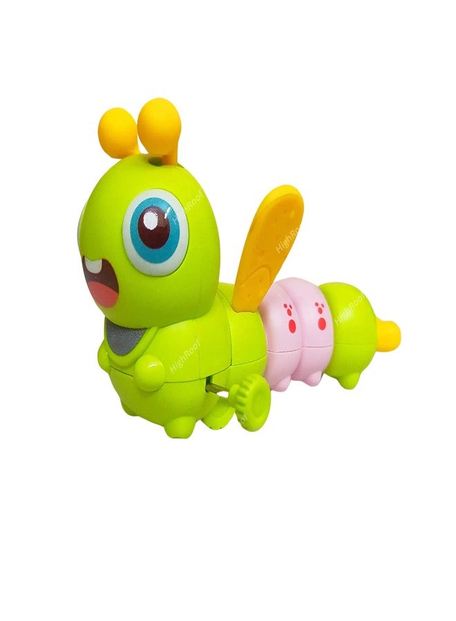 HighRoof Cute Dancing Caterpiller Wind-Up Toys Activities for Preschool Toddlers Early Learning Crawling Toy-Pack of 1 pcs, Color May Vary - Image 1