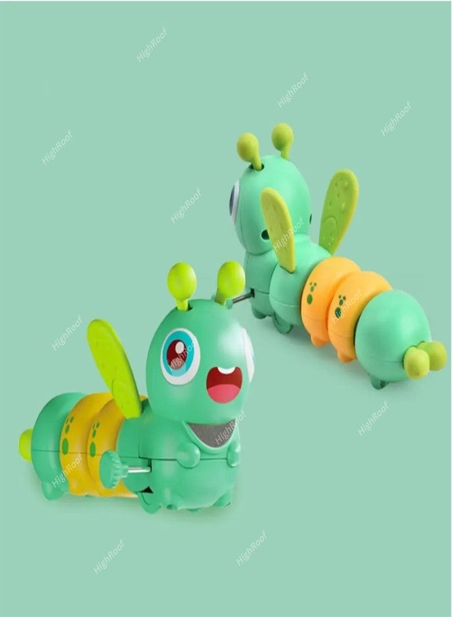HighRoof Cute Dancing Caterpiller Wind-Up Toys Activities for Preschool Toddlers Early Learning Crawling Toy-Pack of 1 pcs, Color May Vary - Image 2