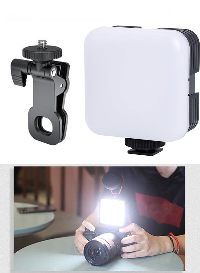 KANGLI Adjustable LED Video Light with 3 Colors Computer Light for Meeting Video Light, Multi-Angle Splicable Multi-Functional Pocket Fill Light LED Selfie Light with Clips - Image 1