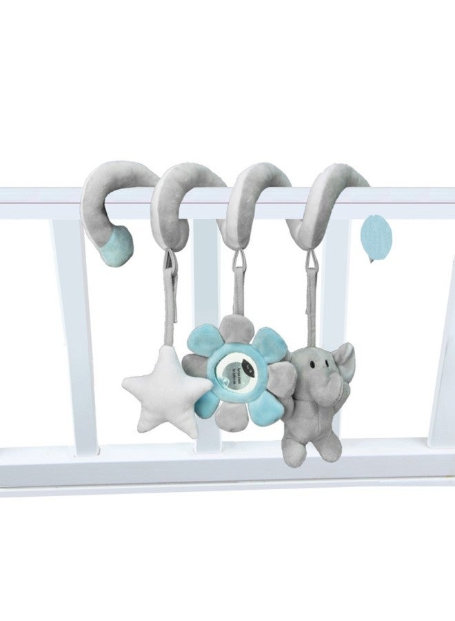 New Animal Crib Around Bed Hanging Toy Children's Trolley Pendant Baby Baby Early Education Bed Around - Image 2
