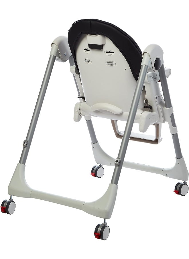Peg Perego - كرسي طعام Prima Pappa Follow Me Licorice باللون الأسود - Image 1