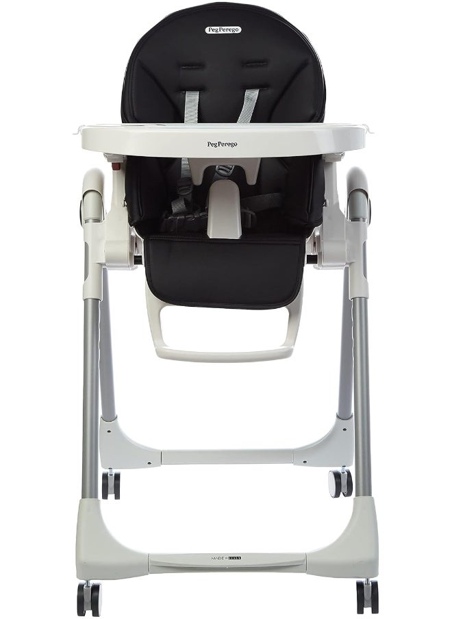 Peg Perego - كرسي طعام Prima Pappa Follow Me Licorice باللون الأسود - Image 1