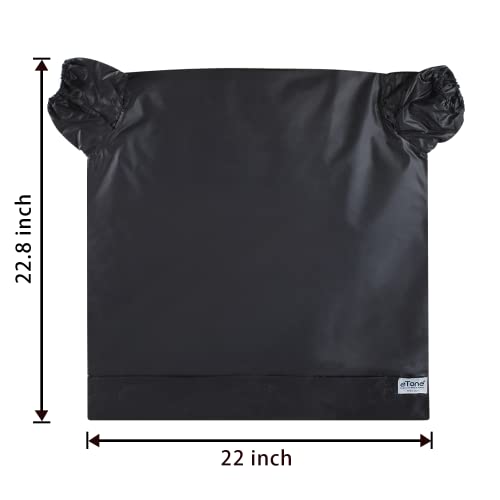 eTone Darkroom Equipment eTone Film Changing Bag Camera Dedicated Film Developing Darkroom Zipper Bag Double Layer Load Photography 22X22.8'' Photography Accessories (M) - Image 3