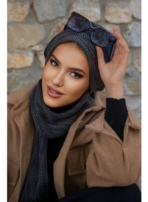 Aişe Tesettür Aisha Hijab Scarf and Beret - 30202  - Image 1