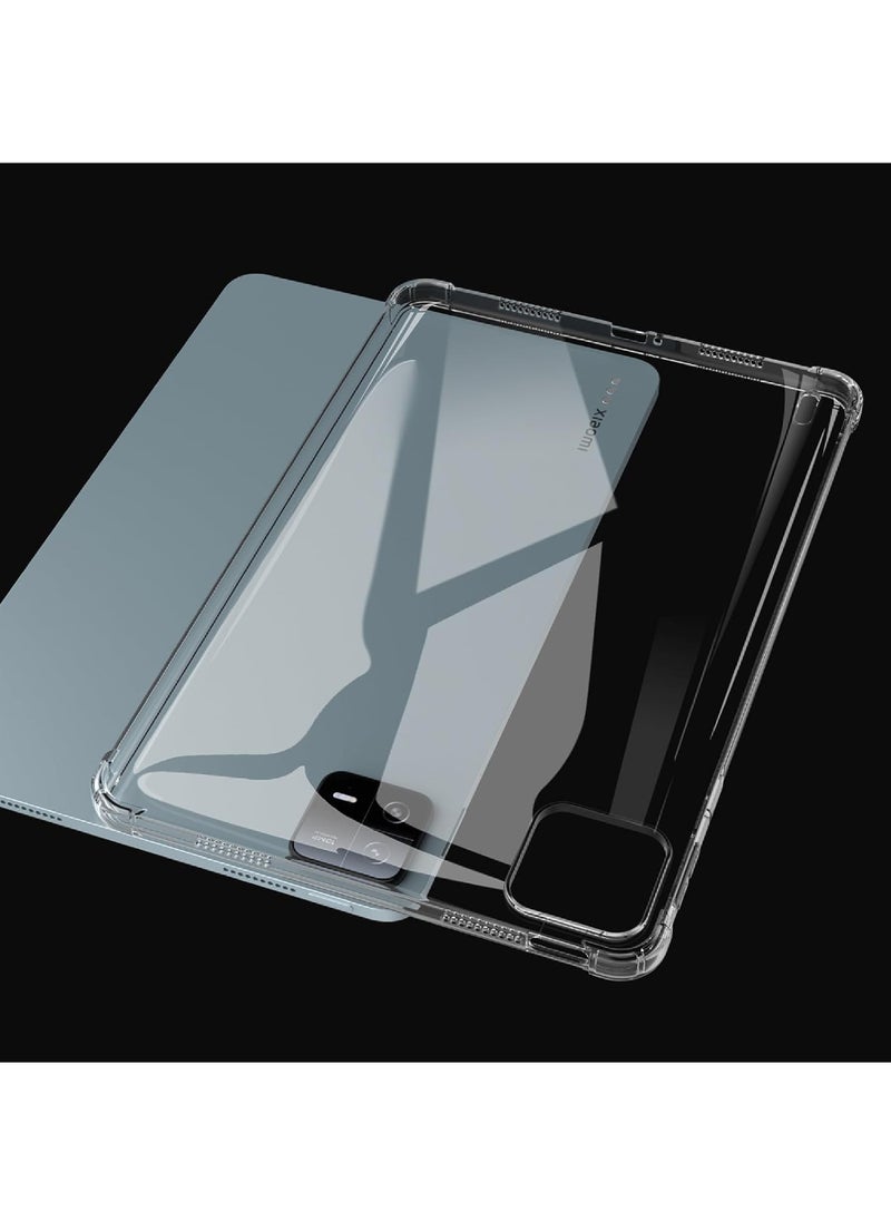 Captaintech Soft Clear TPU Case for Xiaomi Pad 6/Xiaomi Pad 6 Pro 11 inch Tablet 2023 Lightweight Full Protection Air-Corners Shockproof Dropproof Cover - Image 4