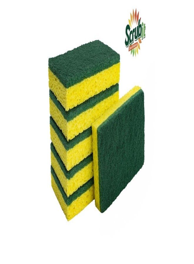 SCRUBIT Cleaning Heavy Duty Scrub Sponge by Scrub-it - Scrubbing Sponges Use for Kitchen, Bathroom & More -6 Pack - Image 2