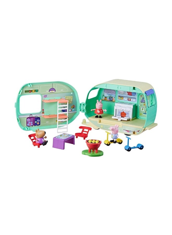 Peppa Pig Peppa Pig Peppa'S Caravan Playset (10 Pieces)  - Image 1