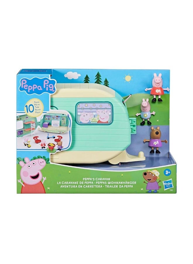 Peppa Pig Peppa Pig Peppa'S Caravan Playset (10 Pieces)  - Image 3