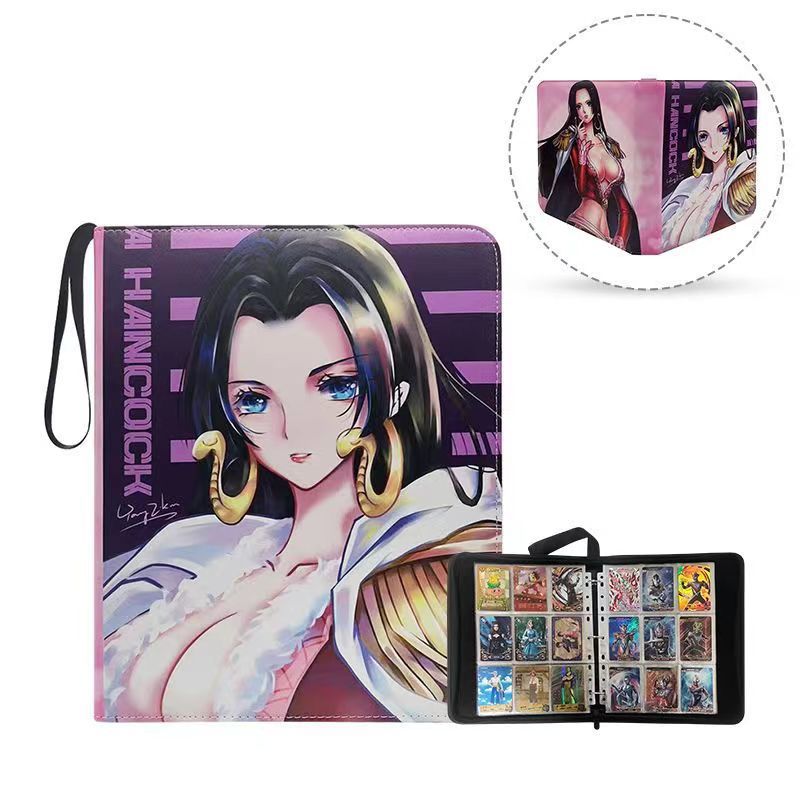 PU Leather One Piece Card Collection Album Hancock