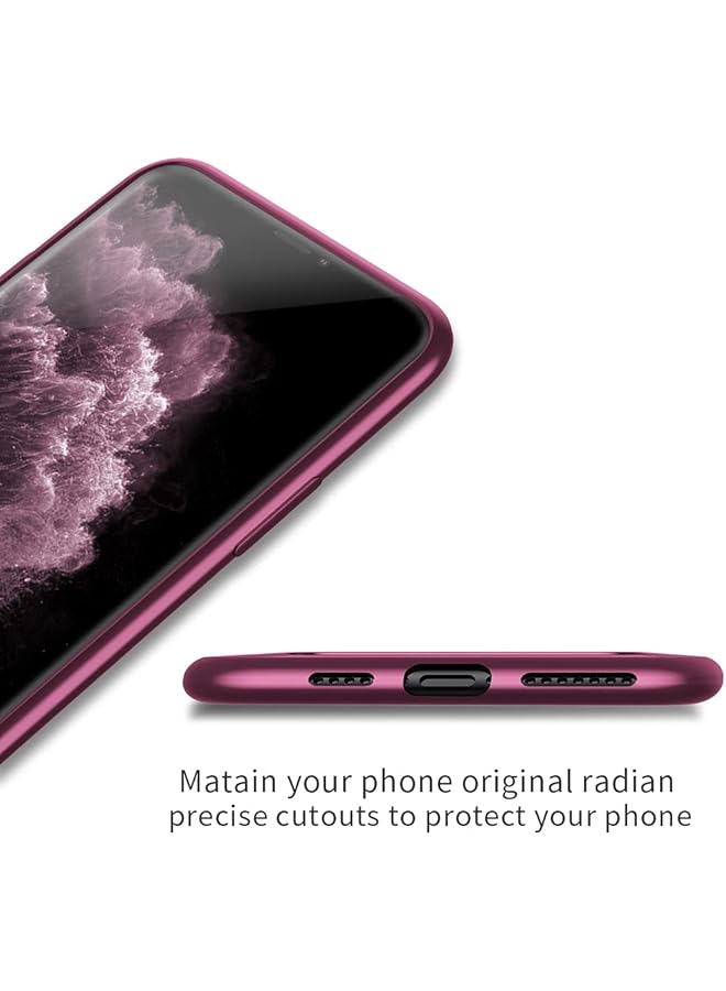 إكس ليفيل جراب هاتف iPhone 11 Pro Max رفيع للغاية من مادة TPU الناعمة ذات السطح غير اللامع جراب هاتف خفيف الوزن وواقي خلفي كامل للنساء متوافق مع iPhone 11 Pro Max مقاس 6.5 بوصة إصدار 2019 - Image 3