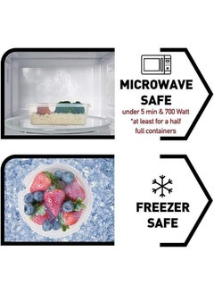 Arabest 12PCS Airtight Meal Prep Container Set with Locking Lids, Multiple Use Plastic Food Storage Containers, Stackable Kitchen Organizer Boxes, Bpa Free and Microwave Freezer Dishwasher Safe  - Image 3