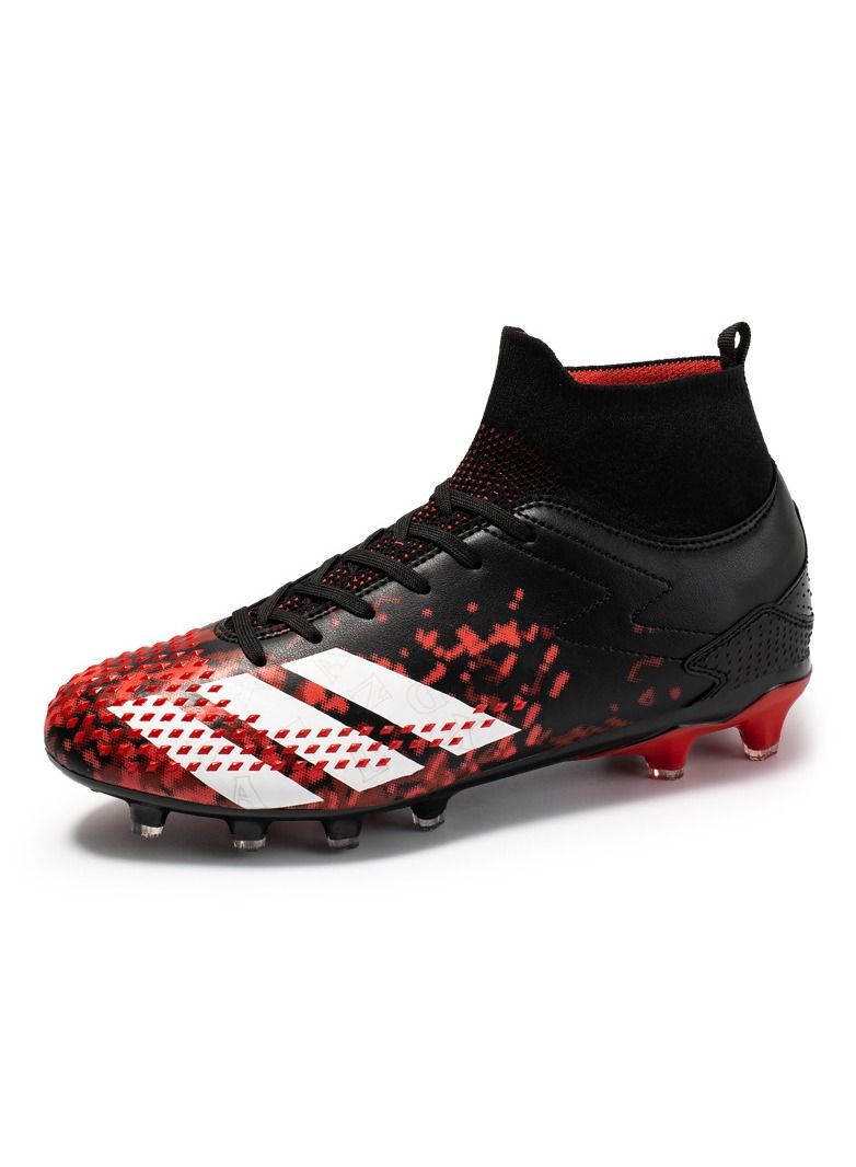 Soccer Shoes,New high-Top Non-Slip Football Shoes For Kids Lightweight Teenagers Adults - Image 2
