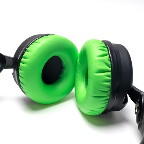 Voarmaks Rainbow Color Ear Pads Headband Cushion Kits Compatible with Sennheiser HD25 HD250BT HD25-ll HD25S Il HMD25 Headphone Foam Covers (Green Sets) - Image 5