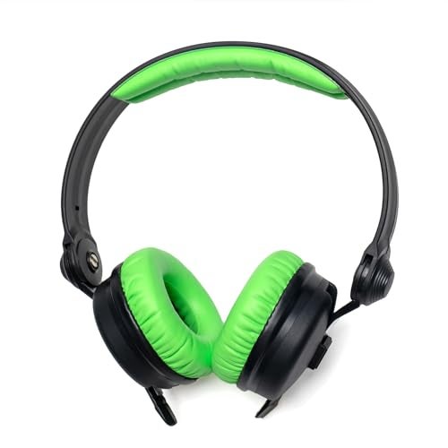 Voarmaks Rainbow Color Ear Pads Headband Cushion Kits Compatible with Sennheiser HD25 HD250BT HD25-ll HD25S Il HMD25 Headphone Foam Covers (Green Sets) - Image 4