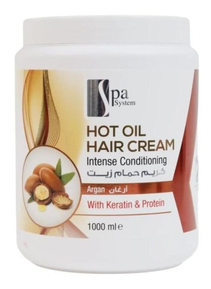 Spa System Cream Bath Oil  Argan 1000 ml 