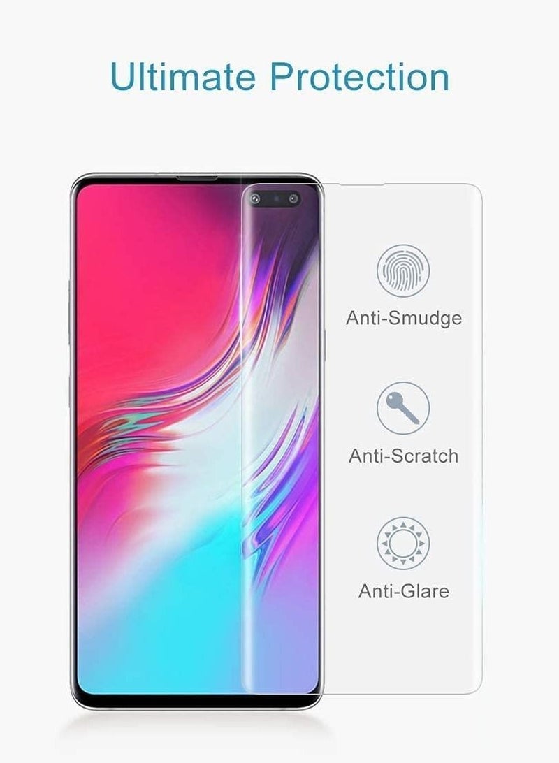 Samsung Galaxy S10 5G UV Curved Full Glue Tempered Glass Screen protector - Image 2